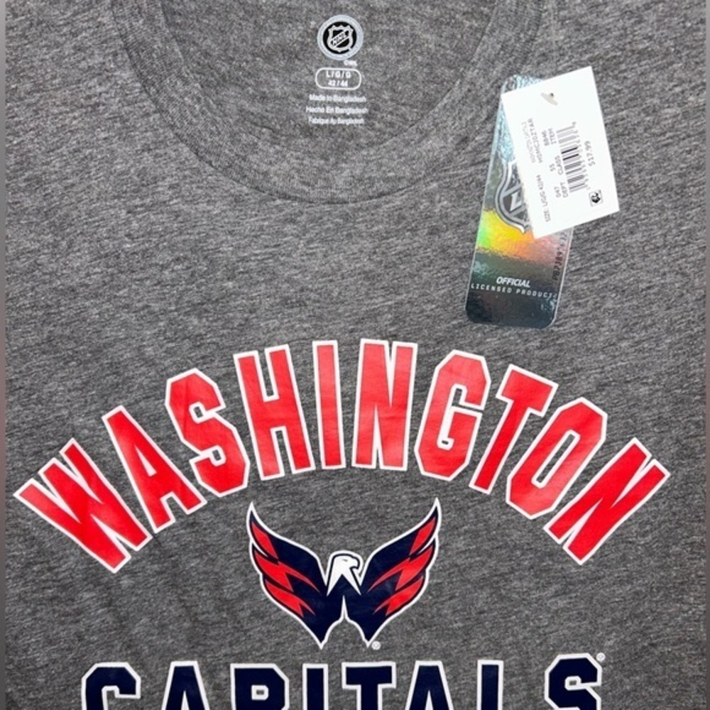 NWT Washington Capitals NHL licensed tshirt - sz Large - Picture 3 of 6